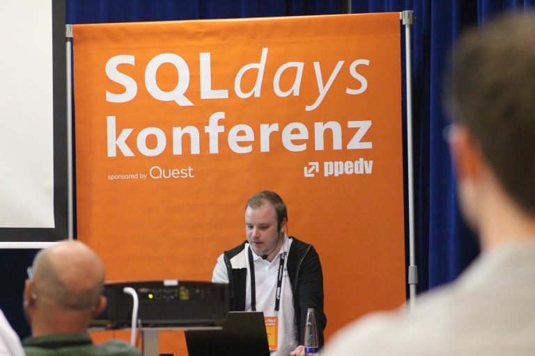 Christopher Münch als Sprecher bei den SQLdays 2021 in Erding